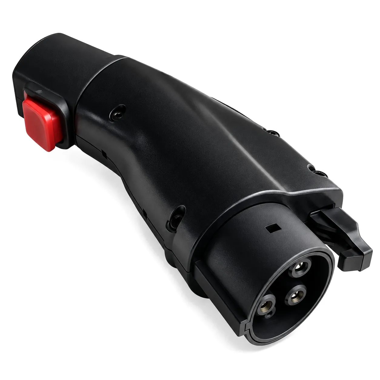 MOLZEX EV charging adapter with red release button